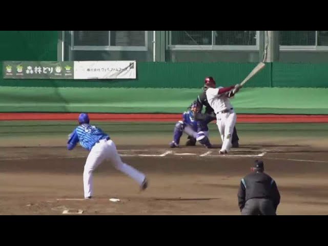 【ファーム】イーグルス・江川 同点タイムリーヒットを放つ!! 2021/4/9 E-DB(ファーム)