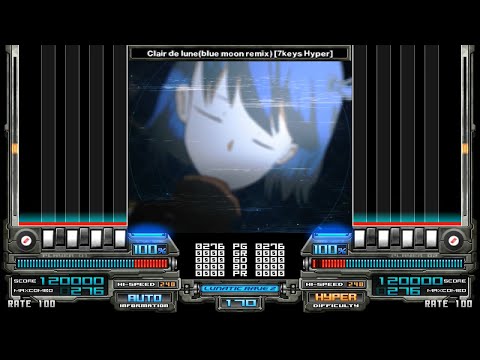 [BMS] Clair de lune(blue moon remix) / jueL BGA Anomie