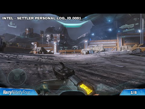 Halo 5: Guardians - All Collectible Locations - Mission 4: Meridian Station (Intel Files, Skulls)