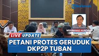 Puluhan Petani Geruduk DKP2P Tuban, Protes Alokasi Pupuk 2026 Mendadak Kini Berkurang 63 Persen