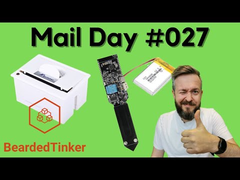Mail Day #027 (3.7V battery,  HiGrow board, USB cables, QR204 printer)