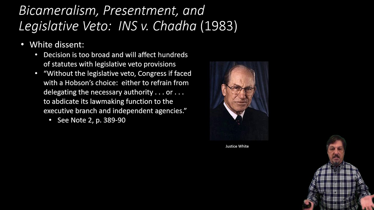 Constitutional Law:  Executive Power II, Part 2