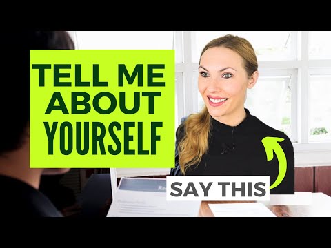 3 Steps to Answer Tell Me About Yourself - Example included!