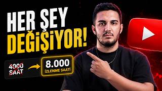 🚨SON DAKİKA! YouTube Para Kazanma Sisteminde Çok Büyük Bir Güncelleme!