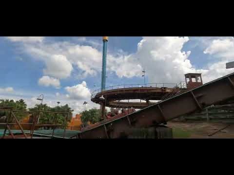 Bush Gardens Stanley Falls Log Flume front seat POV 120fps 4k hyper smooth video.