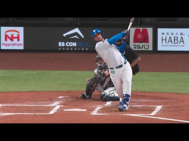 【2回裏】待望の一発!! ファイターズ・マルティネスの先制2ランホームラン!! 2023年4月26日 北海道日本ハムファイターズ 対 オリックス・バファローズ