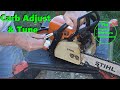 How To Adjust Tune A Chainsaw Carburetor Fixes Bogging Hard Starting Poor Performance