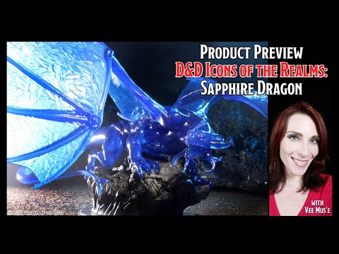 Product Preview- D&D Icons of the Realms: Sapphire Dragon