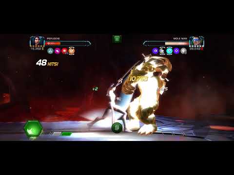 MCOC: Horseman Psylocke R3 6* Horseman destroys Moleman 7.2 Boss