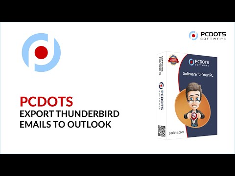 PCDOTS Thunderbird to PST Converter video tutorial, click to play