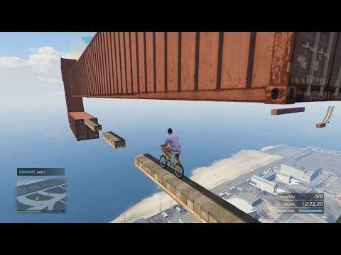 100.000% IMPOSIBLE! EL SALTO IMPOSIBLE! - Gameplay GTA 5 Online Funny Moments (Carrera GTA V PS4)