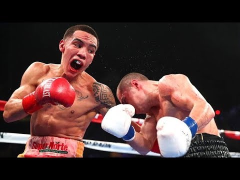 Oscar Valdez vs Scott Quigg Full Highlights - (Valdez Broken Jaw)