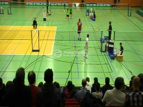 Westdeutsche Meisterschaften JE U15 2011 Max Weißkirchen vs. David Peng Satz 1 Teil 1