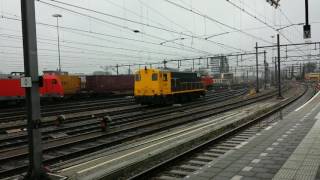 Treinen op het traject Venlo - Nijmegen (23-7-2017)
