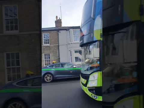 Volvo BZL electric bus in Cambridge