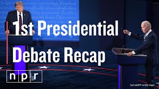 Takeaways From The 1st Presidential Debate | NPR