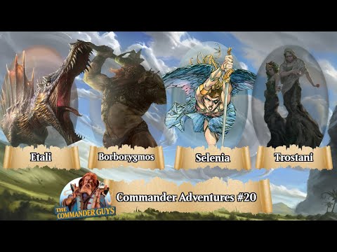 Commander Adventures #20-Etali v. Borborygmos Enraged v. Selenia v. Trostani, Selesnya's Voice [MTG]