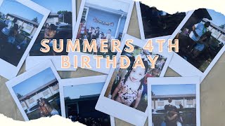 VLOG | Summer's 4th birthday party.. wow.