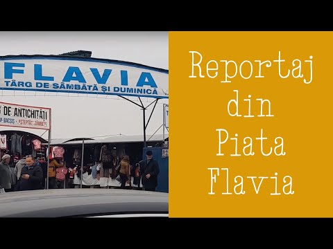 Reportaj din  piața Flavia (Timișoara) - Un târg de vechituri și nu numai