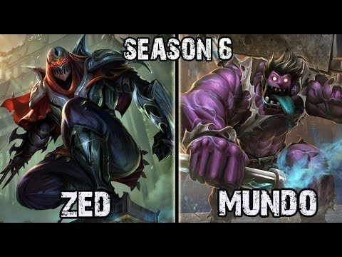 Zed Vs Dr. Mundo - Top - S6 - Ft: Bonone