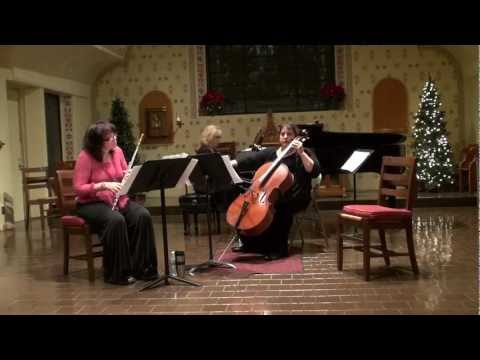Trio in G minor Opus 63 for flute, cello, and piano by C.M. von Weber