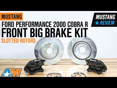 1994-2004 Mustang Ford Performance 2000 Cobra R Front Big Brake Kit - Slotted Rotors Review