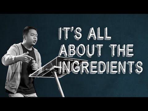 It's All About The Ingredients | Stephen Prado