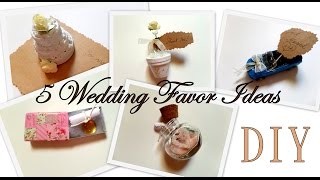 5 Creative Wedding Favor Ideas (Part 1)  DIY -Easy and Affordable | by Fluffy Hedgehog