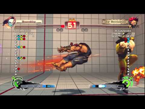 Nassim-69700 [Vega] Vs R-SubZero93 [Akuma] SSF4 AE 2012 Ranked Matches - PSN