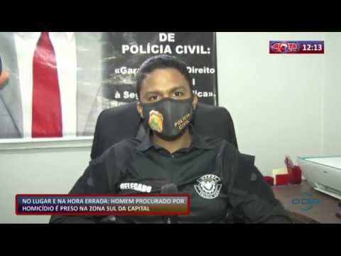 Homem procurado por homiciÌdio eÌ preso na zona sul de Teresina (28 05 20)