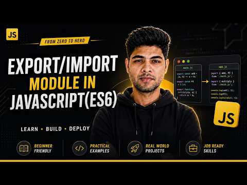 Modules In Js Export And Import In Javascript Javascript Tutorial 33