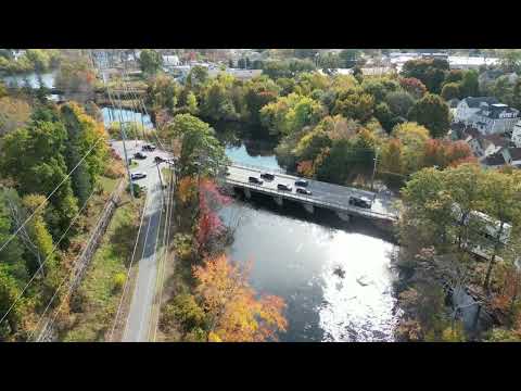 Lowell Massachusetts USA Concord River Walk RogersSt to Lawrence St 10/25/23