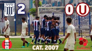 09-12-2023 🏆COPA FEDERACIÓN 🇵🇪 ALIANZA LIMA 2-0 UNIVERSITARIO - CAT. 2007