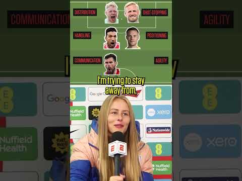 England goalkeeper Hannah Hampton builds her ultimate keeper 🧤 #shorts