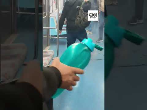 Powerbank explode em trem de SP e fere passageiro