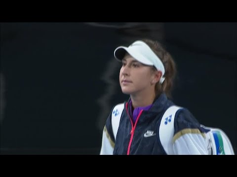 Теннис Storm Sanders vs. Belinda Bencic | 2021 Adelaide Quarterfinals | Match Highlights