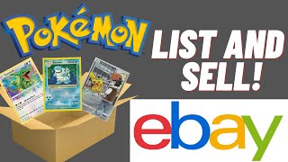 How to List and Sell Pokemon Cards on eBay - Beginner