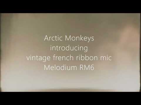 Arctic Monkeys introducing french vintage ribbon microphone MELODIUM RM6
