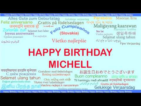 Michell   Languages Idiomas - Happy Birthday