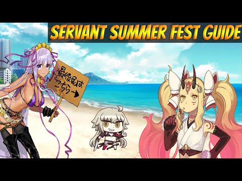 Fate Grand Order NA Servant Summer Festival Part 1 COMPLETE Guide, Tips & Strategy