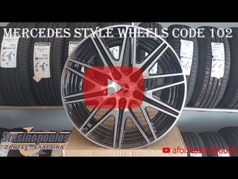 ΖΑΝΤΕΣ 19'' MERCEDES STYLE REPLICA 8.5x19 5x112 ET45 BLACK ΚΩΔΙΚΟΣ :102-thumb-1