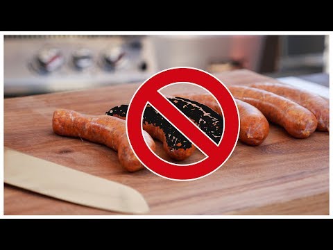Grilling bratwurst correctly | Never again a burst bratwurst!