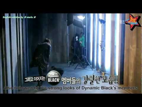 [ENG SUB] Dynamic Black - The Color of K-POP 121223 (Shooting Scene)