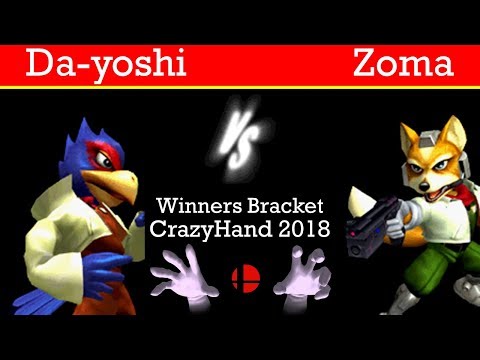 CrazyHand 2018 Winners Bracket - Da-yoshi(Falco) vs. Zoma(Fox)