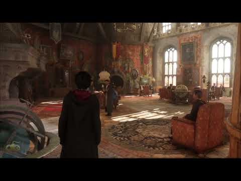 Peaceful Gryffindor Common Room Ambience | Hogwarts Legacy Study Music and Sleep Aid