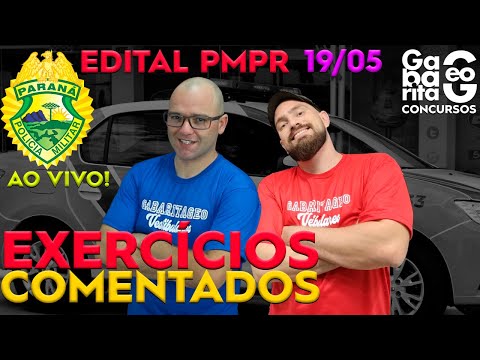 🔴 AO VIVO! 18/05 EXERCÍCIOS COMENTADOS EDITAL PMPR 2020 - GEOGRAFIA E HISTÓRIA