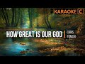 How Great Is Our God Chris Tomlin KARAOKE Key Of C