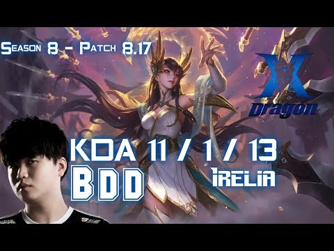 KZ BDD IRELIA vs MISS FORTUNE ADC - Patch 8.17 KR Ranked