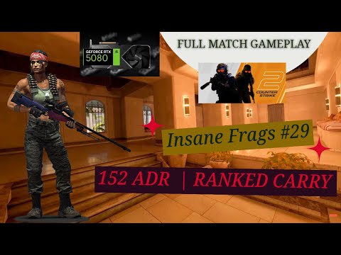 Gameplay #2 | 29 frags FULL MATCH on Mirage | ADR 152 | RTX 5080 + Ryzen 7 9800x3d