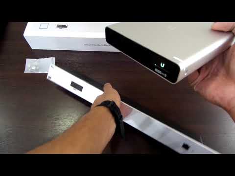 Šakotuvas UBIQUITI CKG2-RM Ubiquiti Cloud Key G2 Rack Mount Priedas video